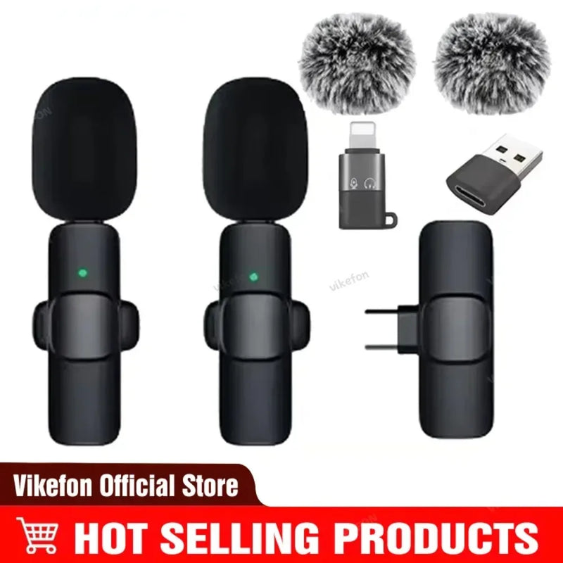Wireless Lavalier Microphone – Best Lavalier Mic for Smartphone & Interviews