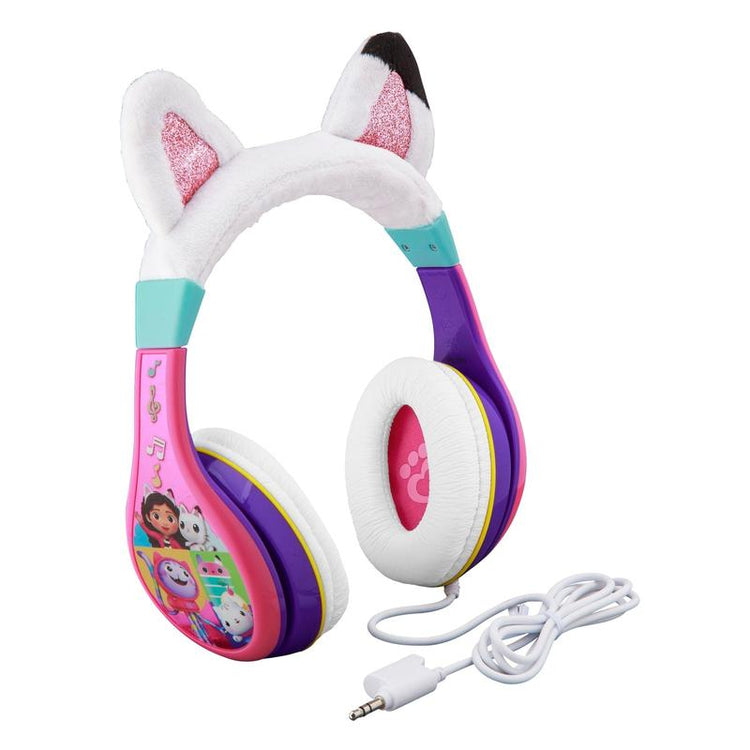 Gabbys Dollhouse Wired Headphones for Kids