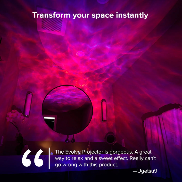 Sky Lite Evolve - Galaxy Projector, LED Nebula, Wifi App, Home Theater Room and Night Light Gift (Cloud Only)
