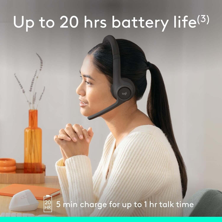 Zone 301 long battery life wireless headset