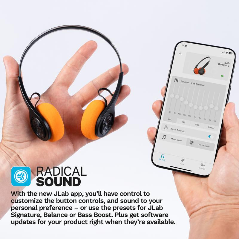 Portable nostalgic Bluetooth headphones with mic