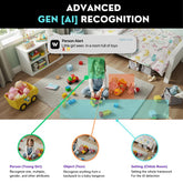 Baby/pet monitor smart home security camera