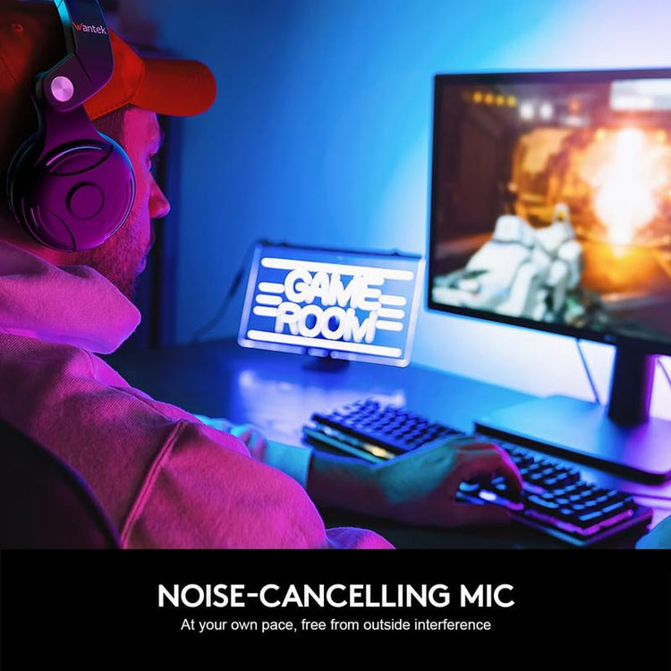 【Wantek】Wireless Headset with Microphone for PC, Bluetooth Headset with Noise Canceling Microphone & HI-FI Stereo Sound, USB Wireless Headset for Laptop, 48 Hrs Working Time Zihni Cheadphones Audio Electronic Headphones Gaming Earbuds