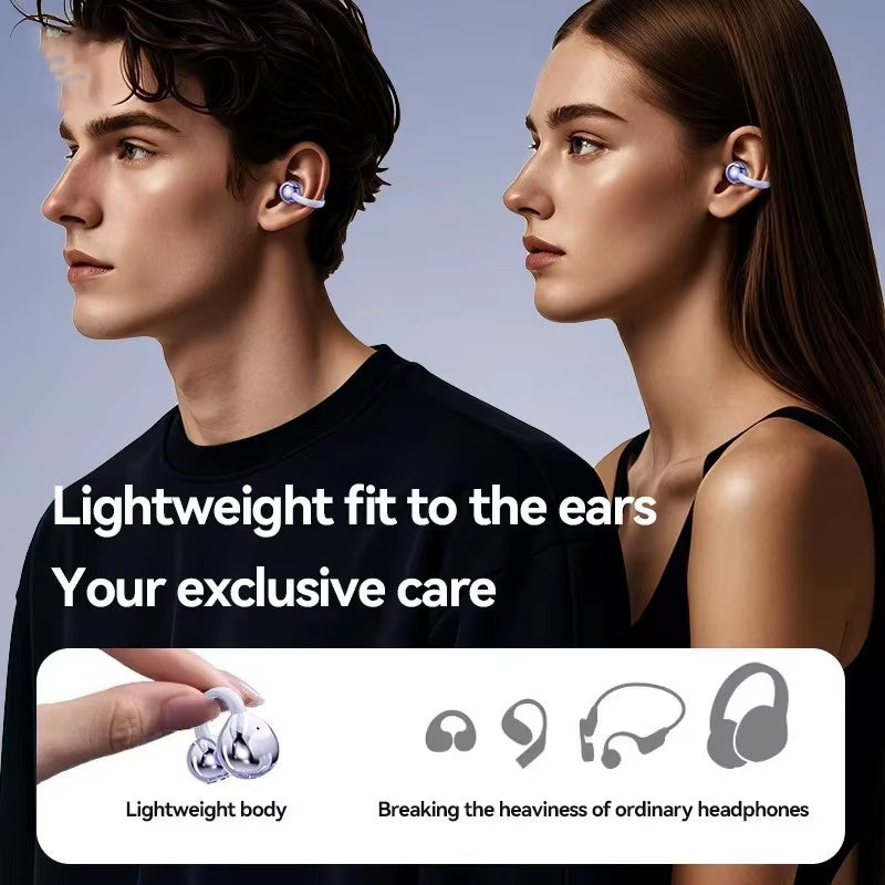 XIAOMI Mijia Wireless Earphone Open Ear M91 Ear Clip ENC Headset Bluetooth 5.4 HD Call Touch Control Headphone for Android Ios