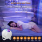 Northern Lights Projector Galaxy Projector for Bedroom, White Noise Bluetooth Speaker Star Projector, Suitable Gaming, Home Theater, Adult, Christmas Mood Night Light