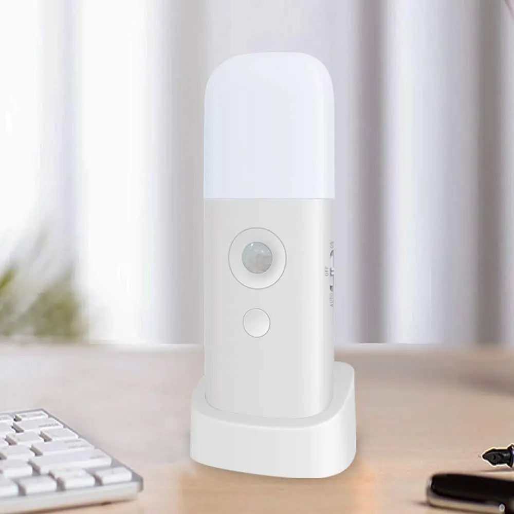 USB-Rechargeable Motion Sensor Night Light – Dimmable, Portable & Kid-Friendly