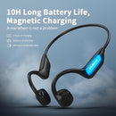 Lightweight bone conduction headphones on desk