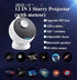 Meteor Star Projector Galaxy Night Light features 12 in 1 design with HD lens, adjustable focus, and Bluetooth speaker.