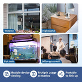 24/7 monitoring window wall security camera