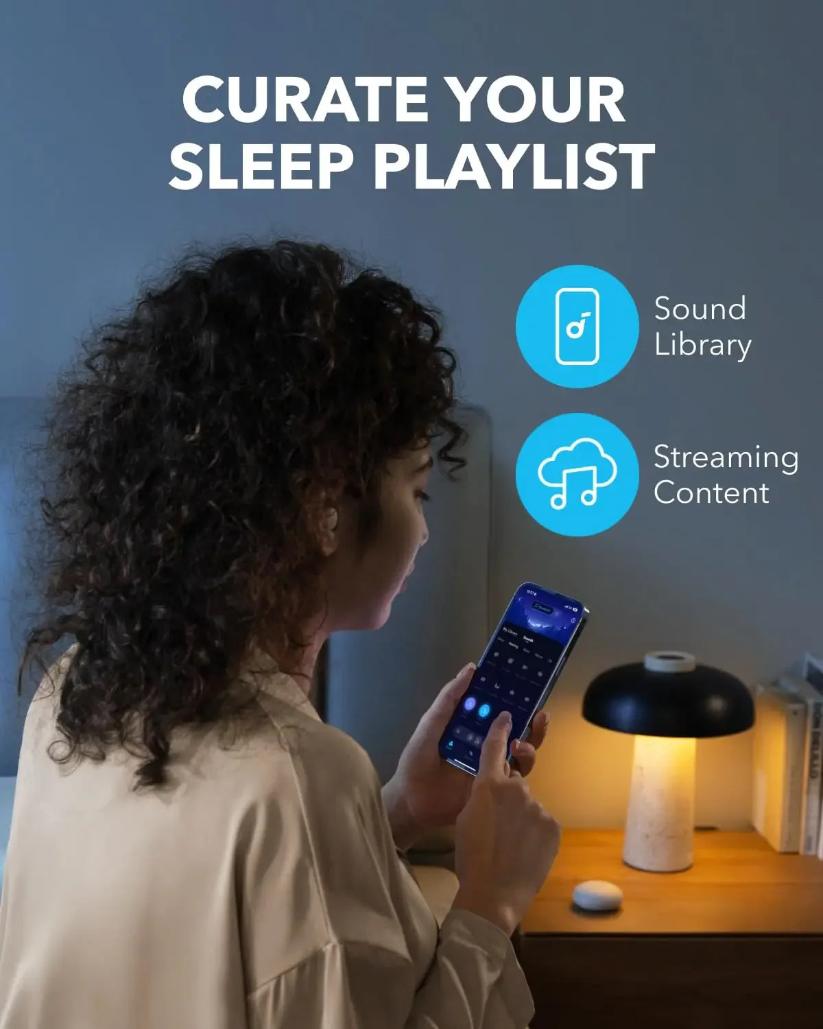 Comfortable earbuds for bedtime