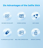 68" Selfie Stick Tripod with Selfie Screen Monitor,Wireless Remote,Light, Phone Holder,Using Phone Rear Camera for Selfie Vlog Live Stream Tiktok， Extendable Cell Phone Tripod, Compatible with Iphone Android Phone Cellphone Smartphone