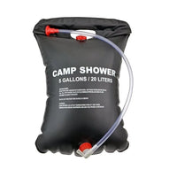 20L Portable Camping Shower Bag Outdoor Travel Hiking BBQ Cycling Beach Swimming Solar Heated Bathing Water Bag