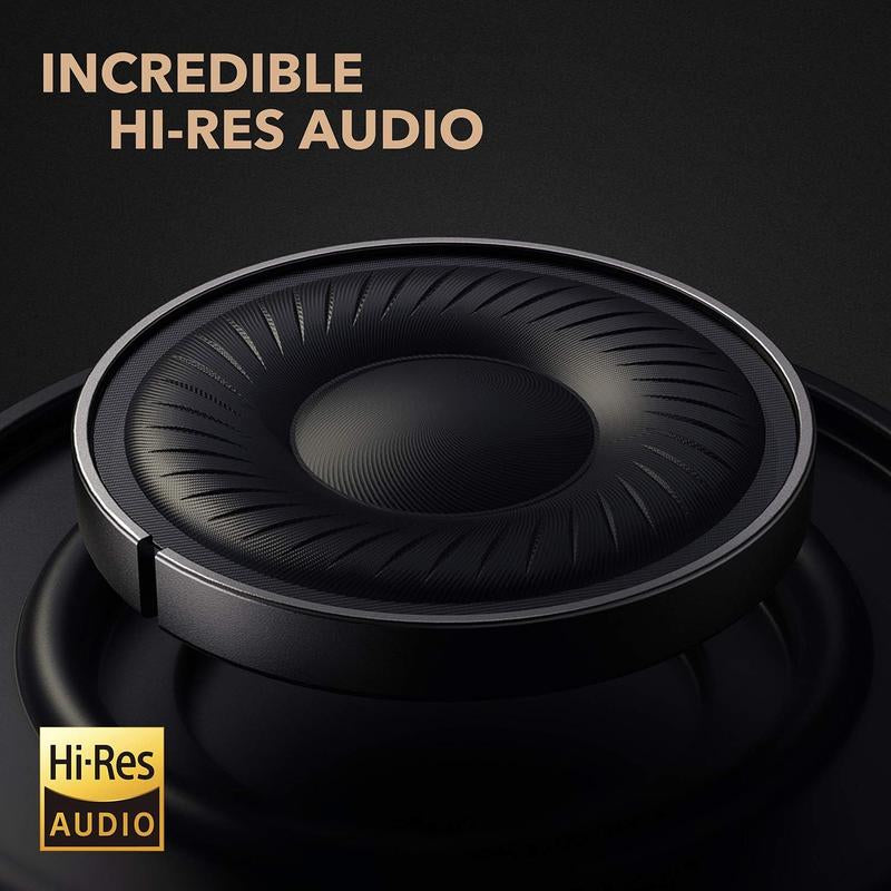 Soundcore Life Q30 by Anker, Hybrid Active Noise Cancelling Headphones with Multiple Modes, Hi-Res Sound, Custom EQ via App, 50H Playtime, Comfortable Fit, Bluetooth, Multipoint Connection