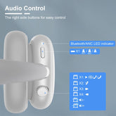 T-Fun NC95 Hybrid ANC Headphones knob control