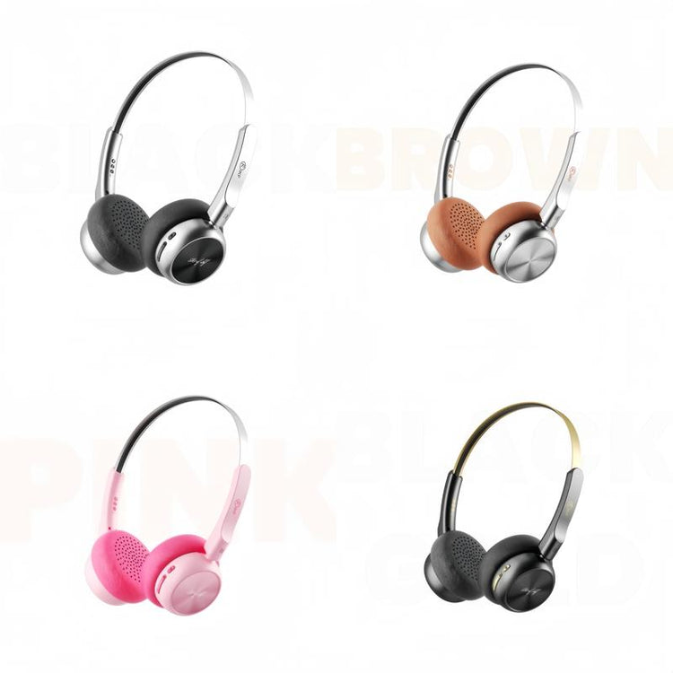 Black IKF-R1 over-ear headset with 60-hour playtime