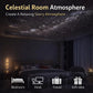 2-In-1 Galaxy Projector Night Light, USB Interface, Dual-Mode Starry Sky Projection/Warm Light Night Light, Adjustable Focus and Brightness with 3 Sliding Projection Films for Bedroom