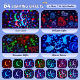 Starry Sky Projector Night Light, Rechargeable Remote Control Starry Sky Projectors, Music Starry Sky Projector, Decorative Lights for Bedroom, Living Room, Projectors Lamp, Decorative Lamp