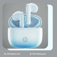 HP Wireless Earbuds, Semi-In-Ear Design Noise Cancelling Headphones, Stereo Bass Earphones, IPX4 Waterproof Sports Earphones, Lightweight Wireless Earbuds, Stereo Sound Headphone, Electronic