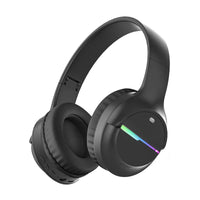 Kids Bluetooth Headphones, Kids Headphones Wireless with LED Light Up, Built-In Mic, Over-Ear Bluetooth 5.3 Headphones for School Travel Ipad Tablet 6-18 Years Boy Girl
