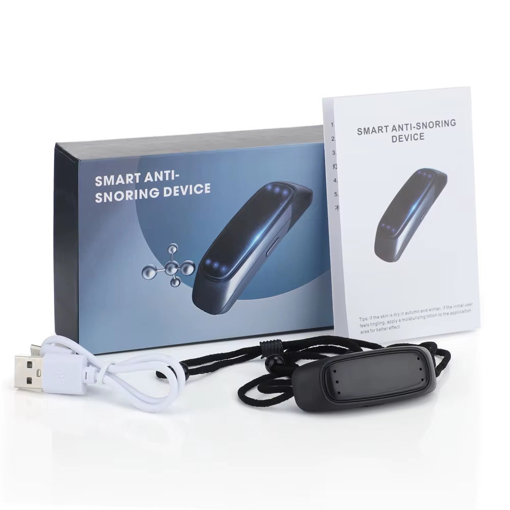 Anti-Snoring Device – Comfortable Sleep Device with USB Rechargeable Snore Guard