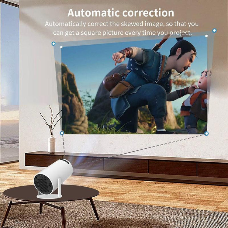 Holycode Portable Projector, with WIFI & Bluetooth-Compatible, Outdoor Portable for Home & Outdoor Use Audio Wireless Screen Wall