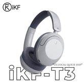 Foldable over-ear headphones with deep bass IKF T3