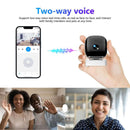 Smart Home Security Camera, 2.4G Wifi Wireless Camera with Night Vision, Indoor Remote Camera, Portable Camera for Home Security, Camera Security, Outdoor CCTV, Wall CCTV, Camera Systems, White Home Monitoring Camera, Wireless Security Cameras