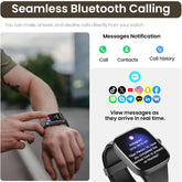 TOZO S7 Smartwatch Bluetooth Call AMOLED Ultra HD Screen,Dynamic Dials Messages Push 100+ Sports Modes,Detect Human Health (Heart Rate,Blood Oxygen)With High Battery Life Touch Screen Watch Black Fathersdaygift Wristwatch Wearable Phone Smartphone