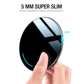 TOZO W1 Wireless Charger, 10W Qi-Certified Fast Charging Pad Electronic Smartphone Cellphone Mobile Fathersdaygift