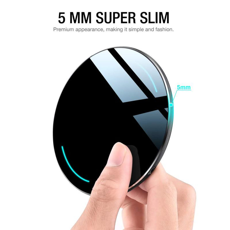 TOZO W1 Wireless Charger, 10W Qi-Certified Fast Charging Pad Electronic Smartphone Cellphone Mobile Fathersdaygift