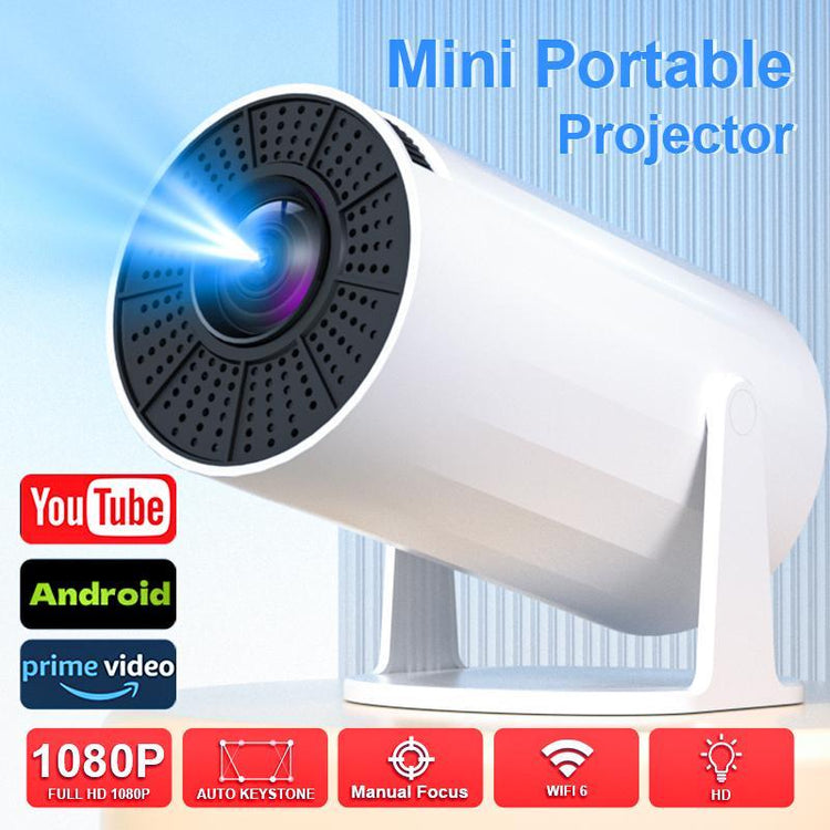 XBJ Portable Mini Projector, 2025 Upgraded Mini Projectors , Support 4K Decoding 1080P Home Theater Video , Compatible with Birthday Gift Creative Screen Digital