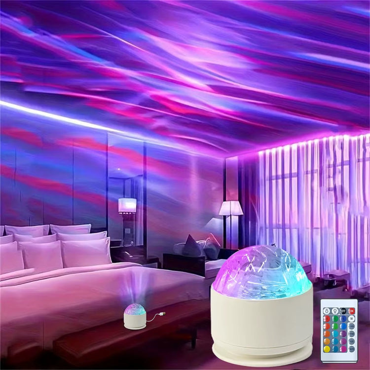 LED Night Light USB Plug-In Starry Sky Remote 16Color RGB Galaxy Projector Light for Kids Room Party Decor Auto Rotate Show Lamp