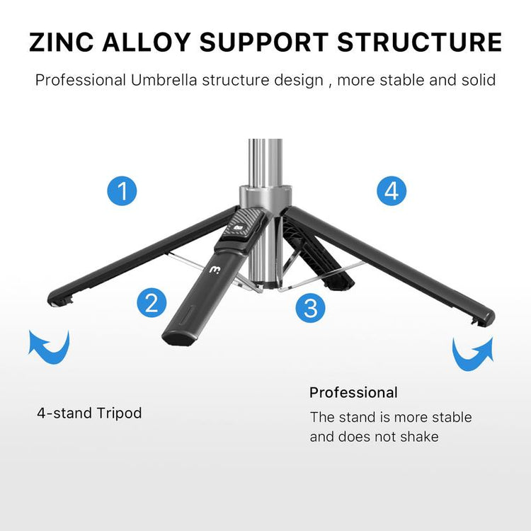 Mybat Pro Picture Perfect Selfie Stick & Tripod - Black