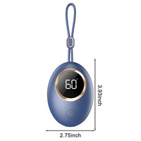 Hand Warmers Rechargeable 3 Modes Instant Heat USB Power Bank Portable Electric Heater with LED Digital Screen Fast Warm
