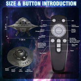 Nebula star projector UFO style