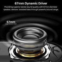 TOZO PA1 Bluetooth Speakers with 20W Stereo Sound, 25H Playtime, IPX7 Waterproof Portable Wireless Speakers Audio Protection Smartphone Fathersdaygift
