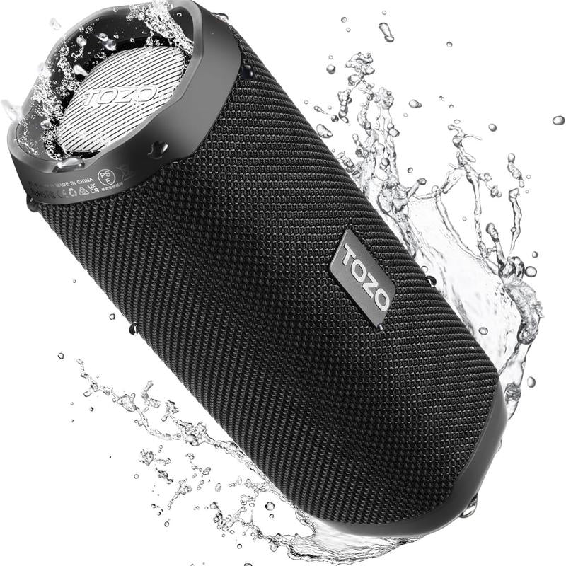 TOZO PA2 Bluetooth Speaker with Dual Drivers & Dual Bass Diaphragms Audio Smartphone Fathersdaygift