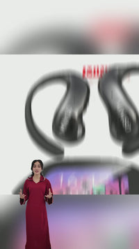MINISO MS188 Open Ear Bluetooth 5.4 AI Translator Earbuds with LCD Touchscreen Case