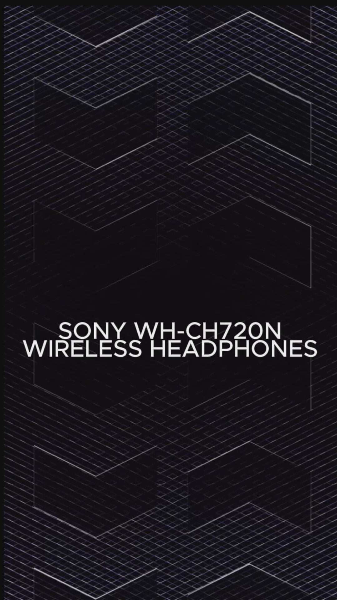 Sony WH-CH720N Wireless Noise Cancelling Headphones – Black