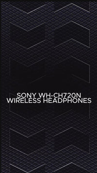 Sony WH-CH720N Wireless Noise Cancelling Headphones – Black